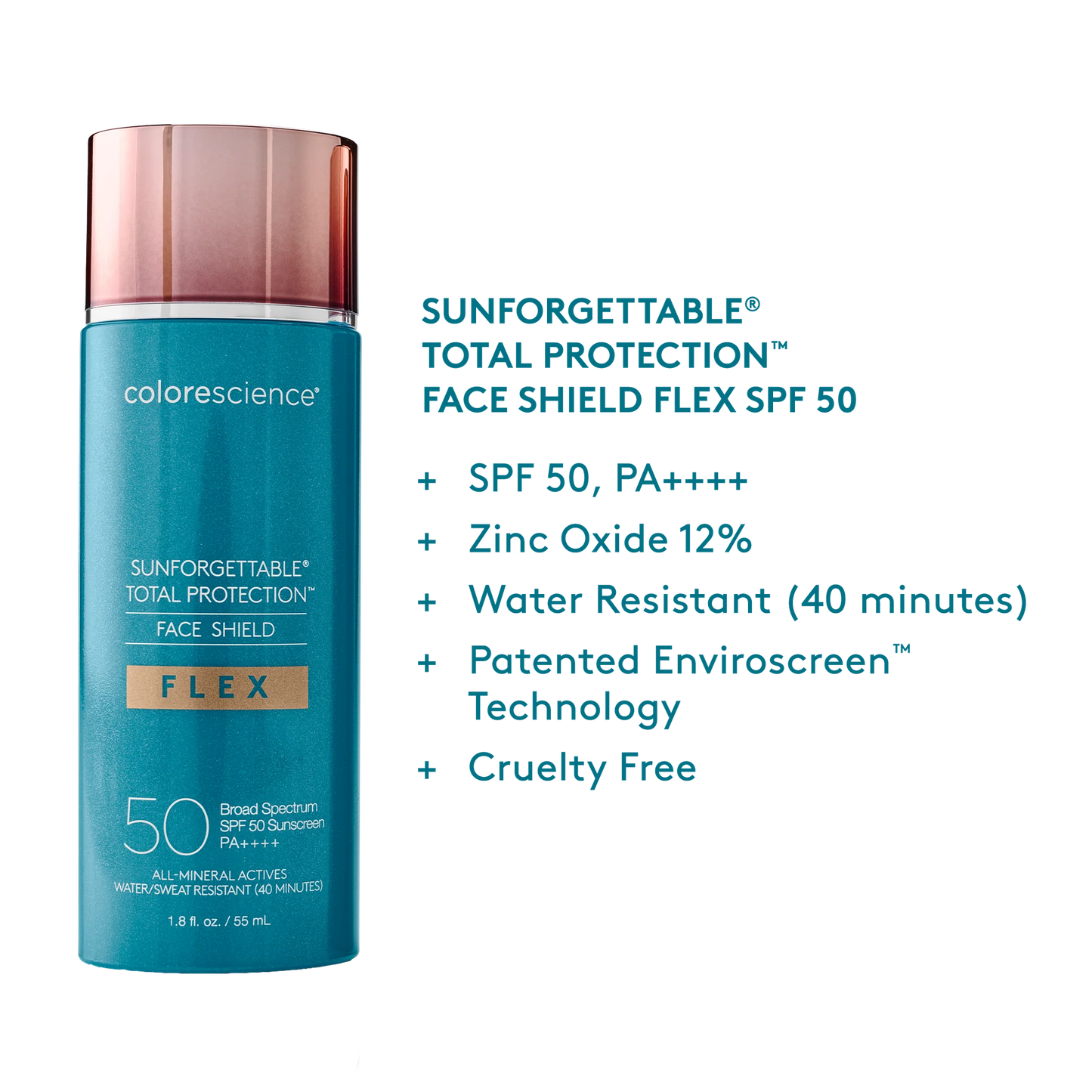 Colorescience Sunforgettable® Total Protection™ Face Shield Flex SPF 50